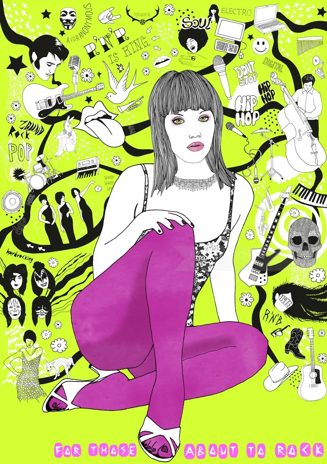Graphic Fashion woman
