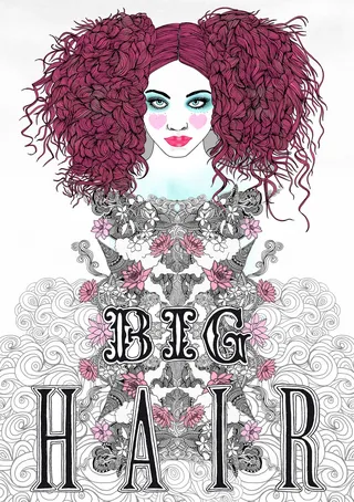 Fashion Woman Big Hair
