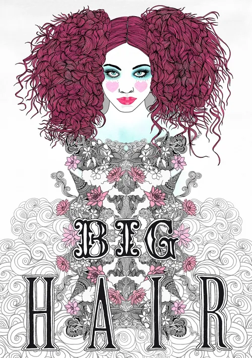 Fashion Woman Big Hair
