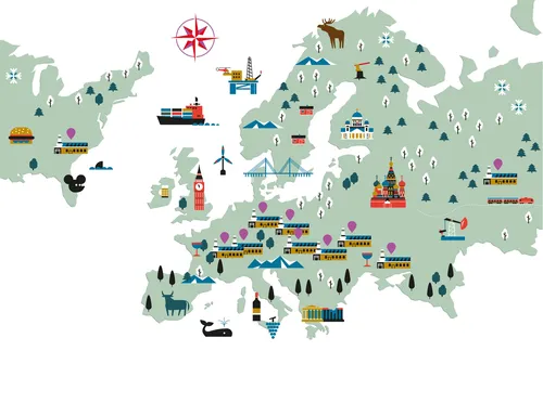 World map vector illustration 