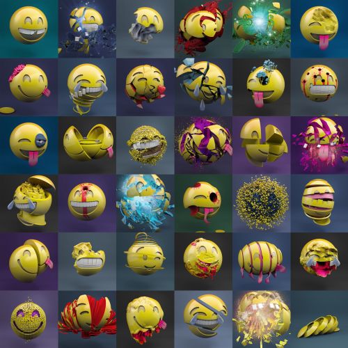 Character design of emoji's