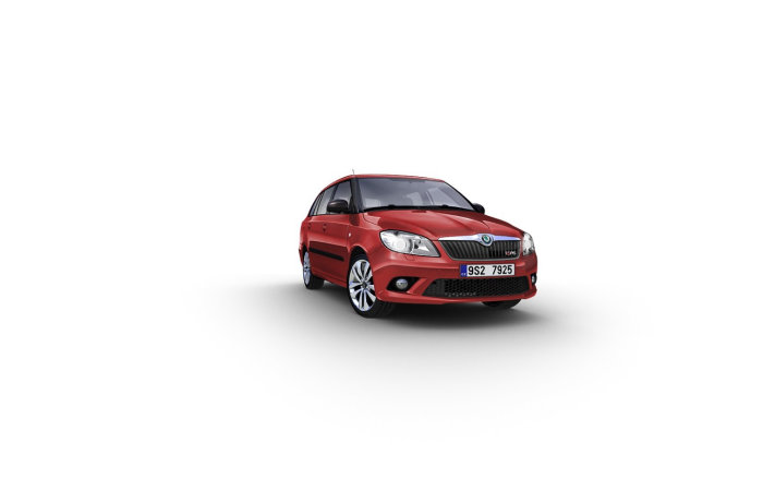 Photorealistic illustration of mini socda car 