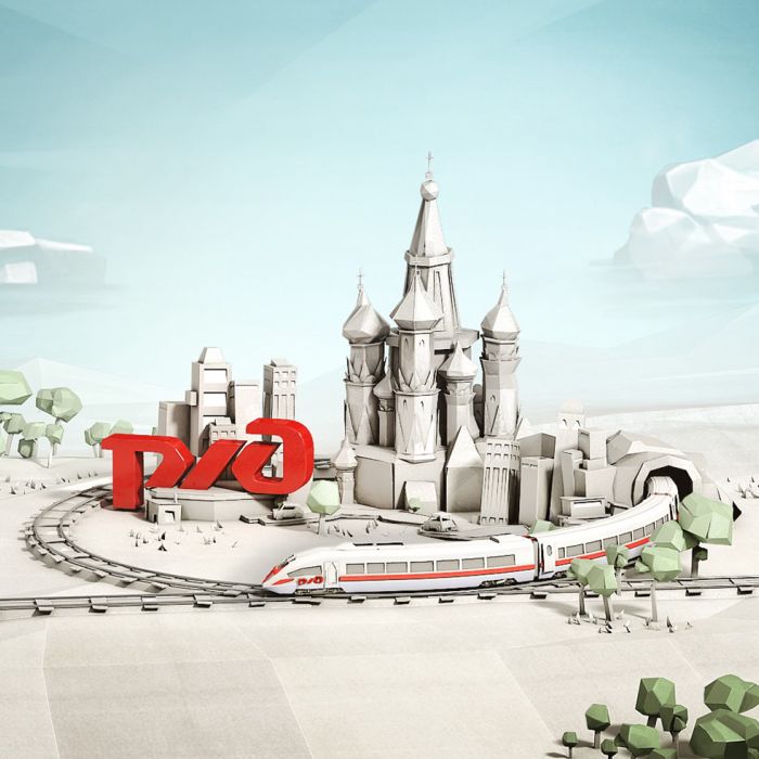 Animatin for Russian railways by Tobias Wüstefeld