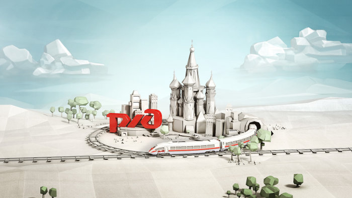 TobiasWüstefeld为俄罗斯铁路设计的动画