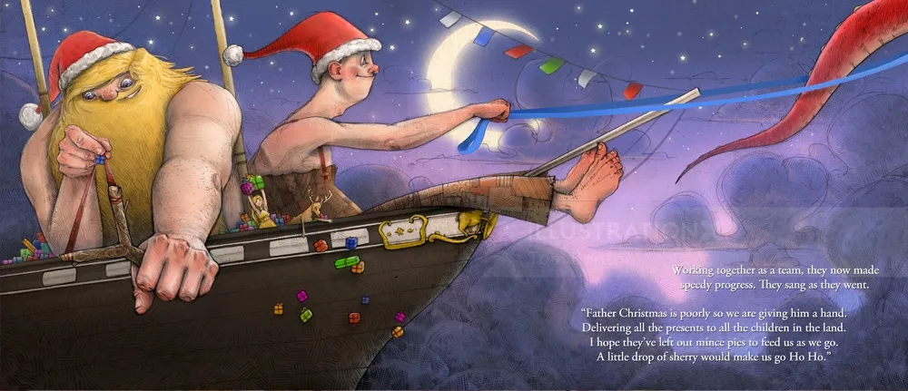 Oliver Rigby fantasy poster The Birsol Giants