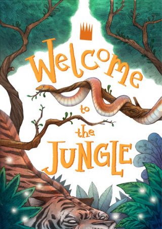 Bienvenidos a la portada del libro de la selva