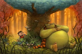 Trevor The Troll Picture Book Illustration