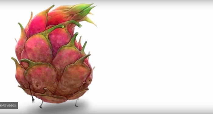 Children book Graphic animation of Rotten Fruit Friends