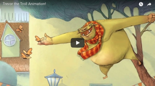 Animation Children book Trevor the troll