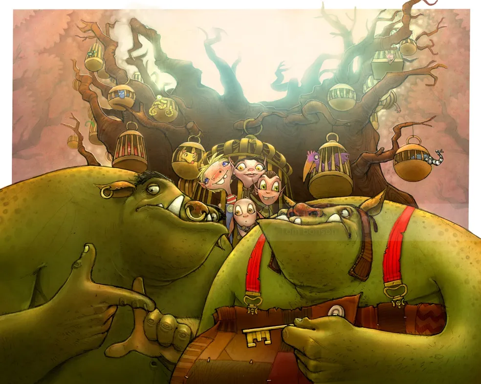 children character design of monsters
