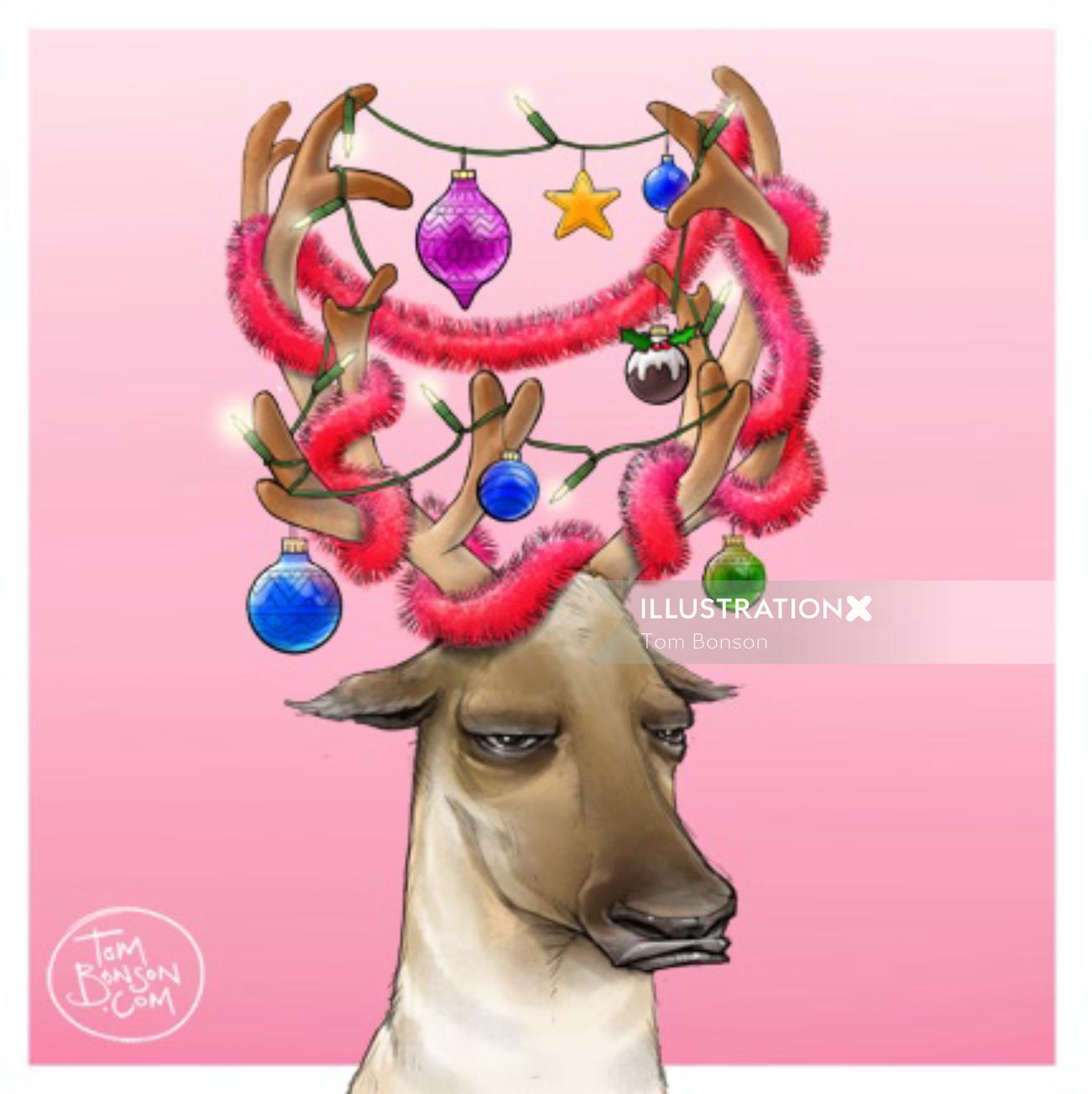 Sad Reindeer Conceptual wildlife animation