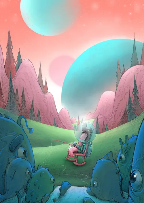 Fantasy bug fishing

