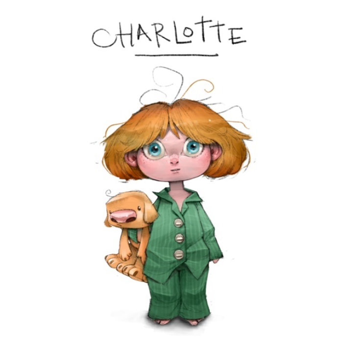 Desenho de personagens Charlotte girl
