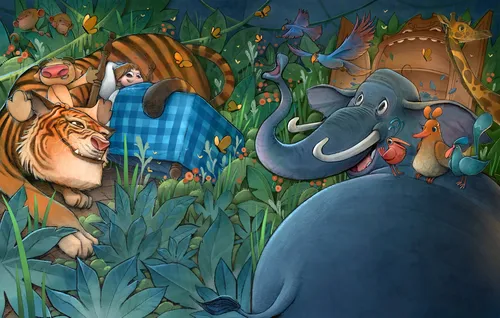 Cartoon-Elefant