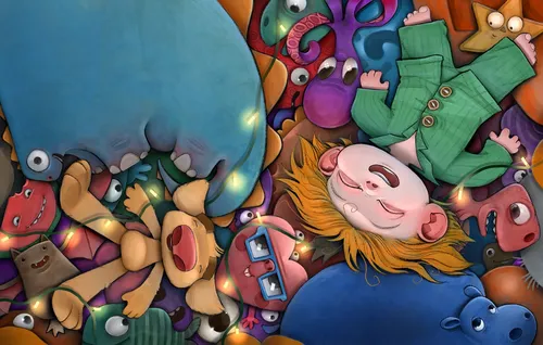 Cartoon-Kinderbuch
