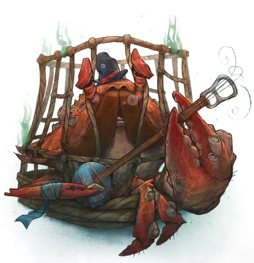 Cartoon Crab 