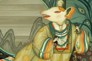 Year of the Rat illustration by Toma Nguyen featuring decorative rat