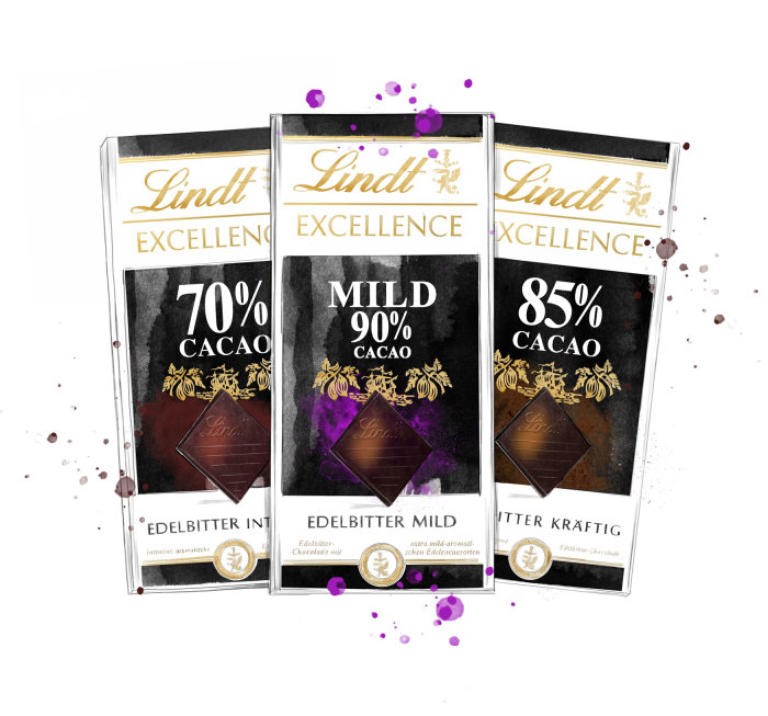 illustration of chocolate | Lindt Excellence