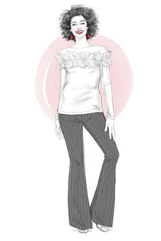 Illustration of Stitchfix Girl 3