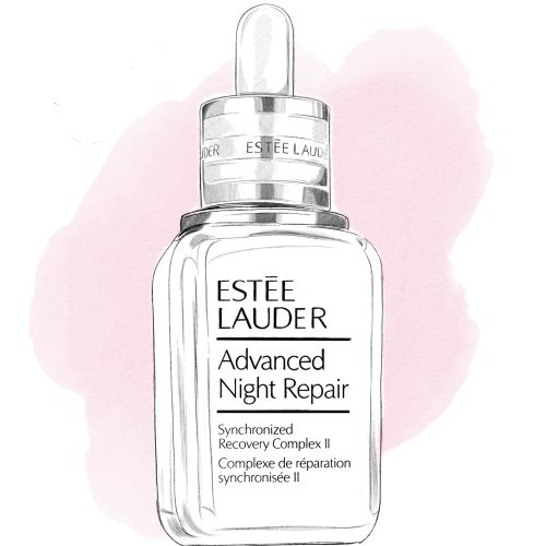 Digital painting of Estee Lauder advances night repair serum