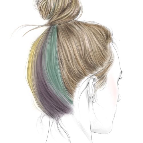 Computer Generated Hair colour for Wella Professional
