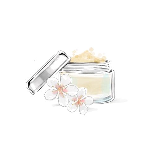 Illustration of beauty product