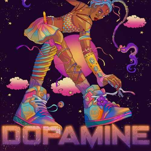 Artistic depiction of dancer in space inspired setting