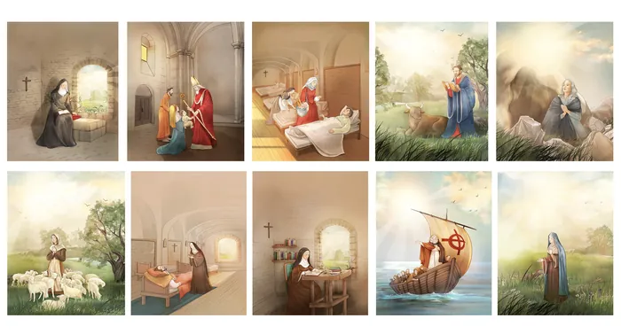 Collection of religious and pastoral scenes by Turine Tran