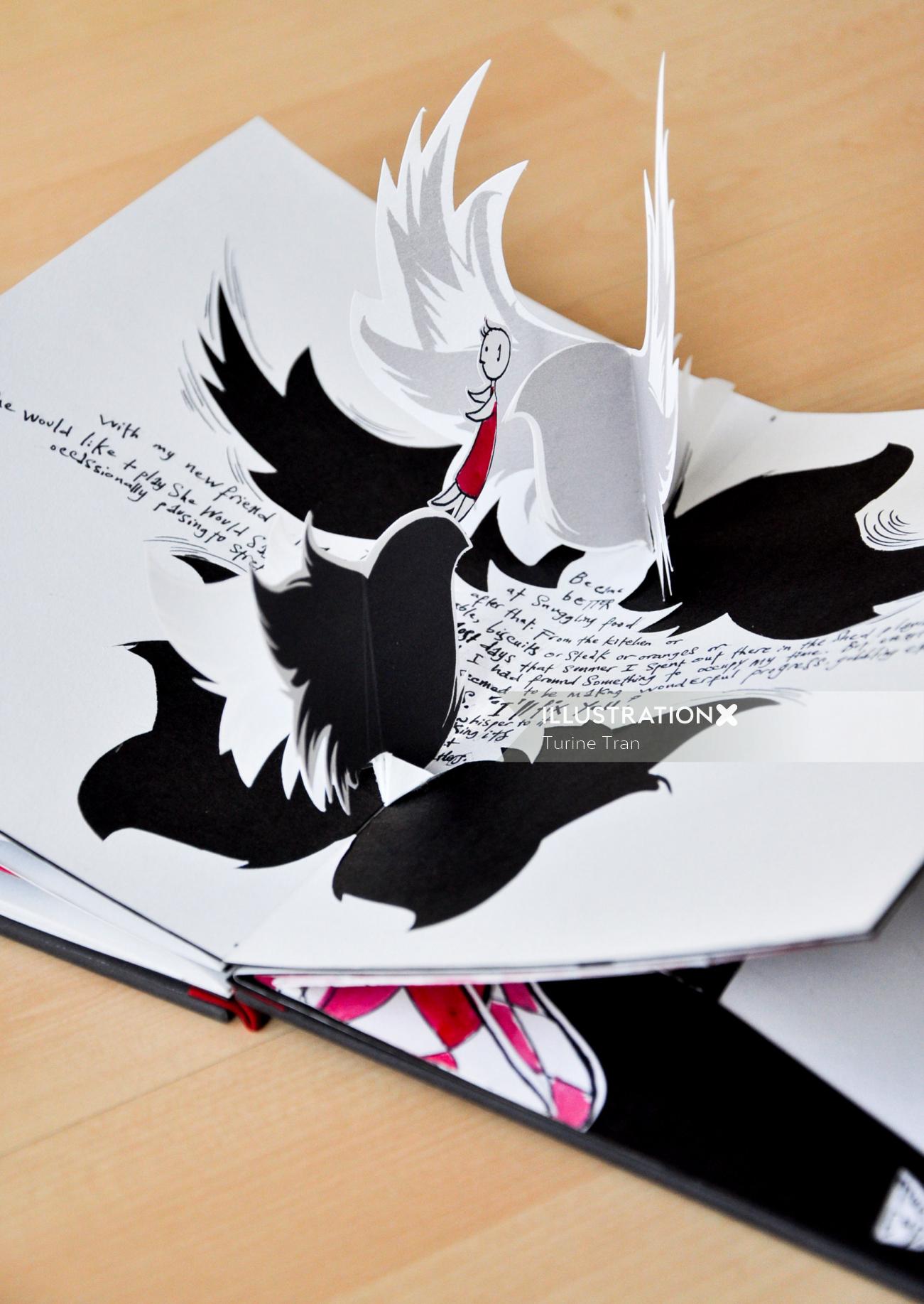 Illustration de typographie par Turine Tran