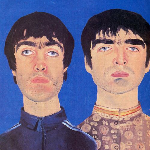 Portraits of Liam and Noel Gallagher