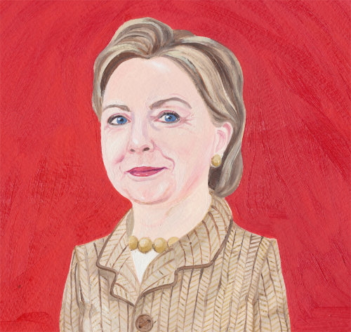 希拉里·克林顿的肖像