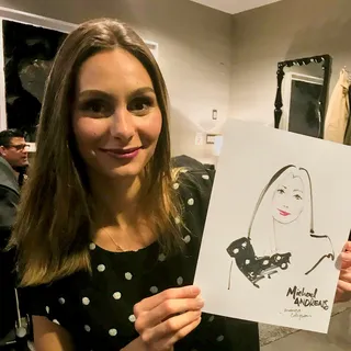 Live event drawing woman sketch
