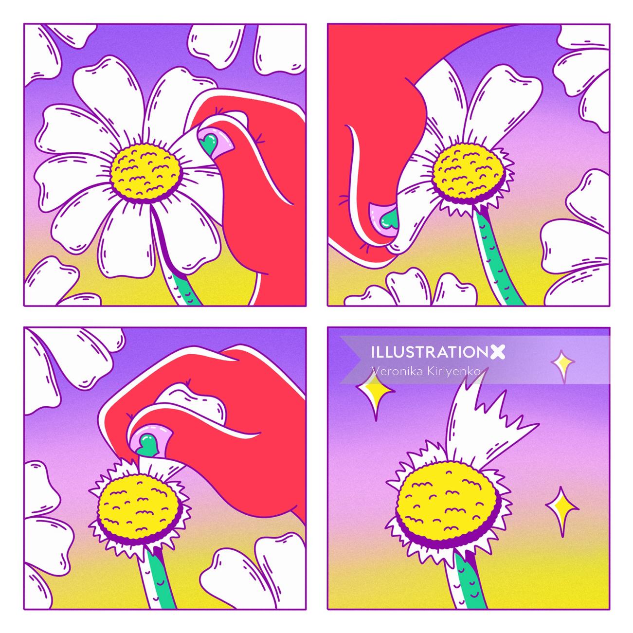 comic, bad luck with chamomile