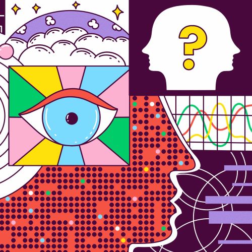 Colorful abstract illustration about the Metaverse by Veronika Kiriyenko