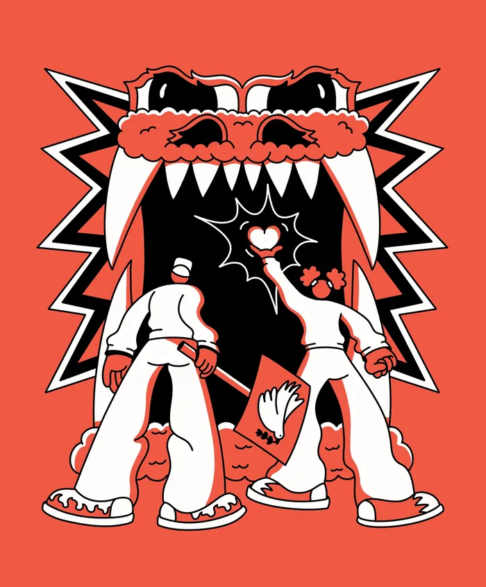 The Guardian Bag design at Glastonbury 2023