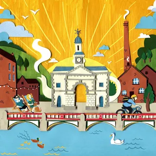 Kelham Island graphic illustration