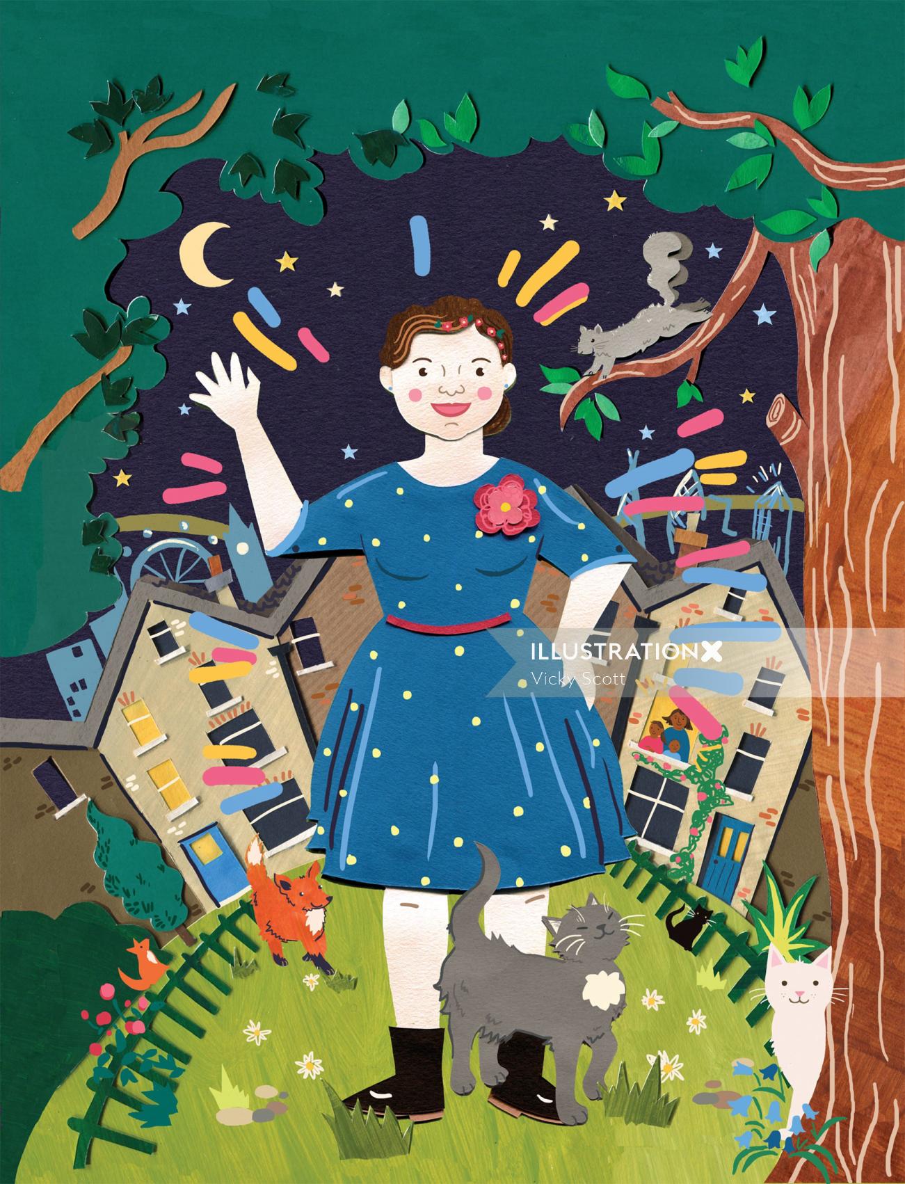 Olivia Armstrong Sensory Stories Booklet illustration