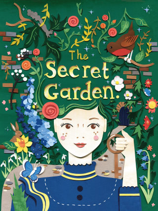 児童文学の古典小説『秘密の花園』の表紙