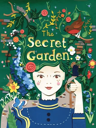 Book cover for the children's' classic novel, The Secret Garden