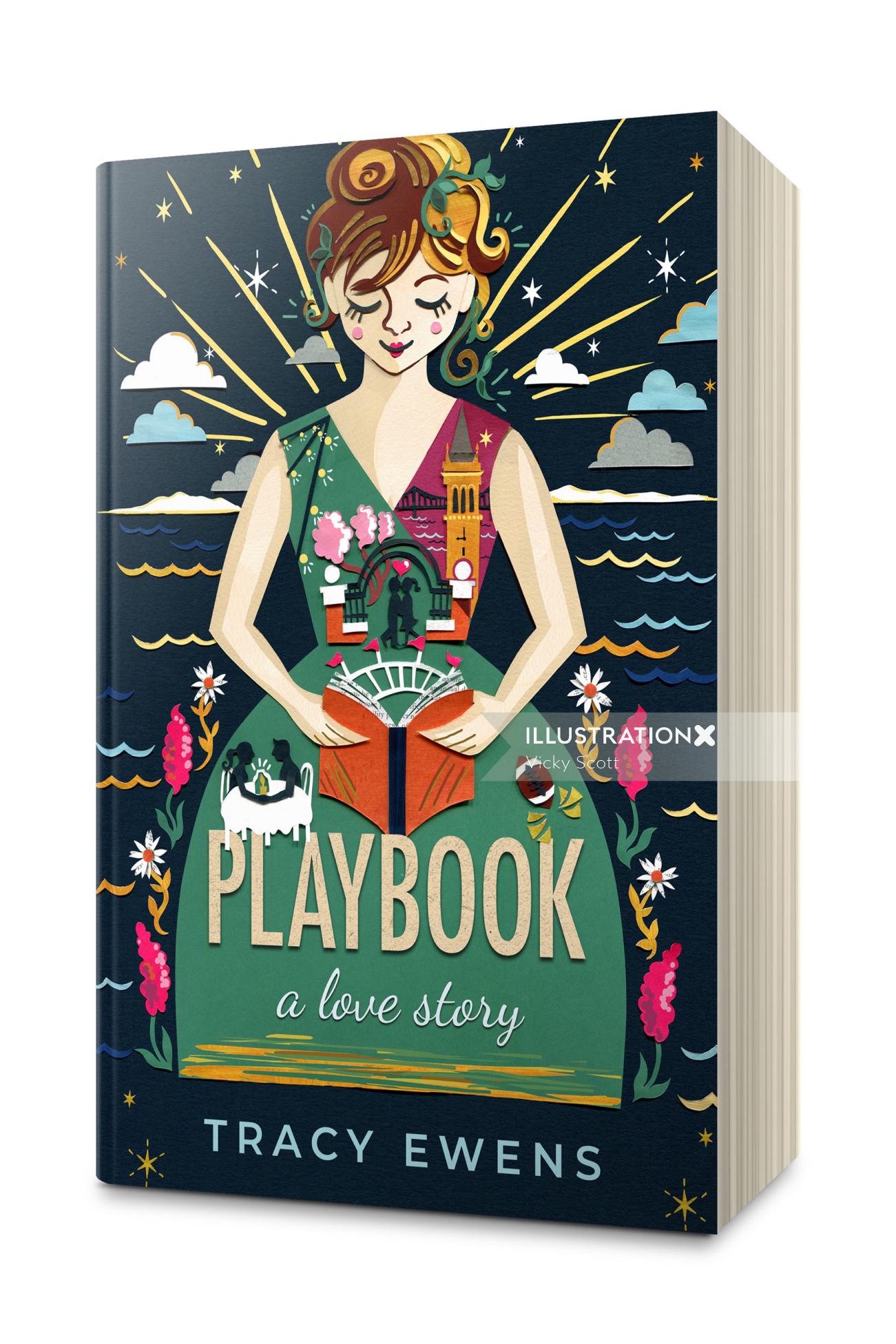 Playbook: arte da capa do romance de uma história de amor