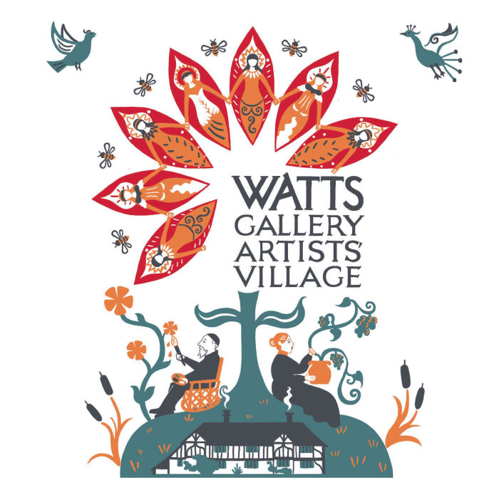 Decorative tote bag for Watts Gallery Artists' Village