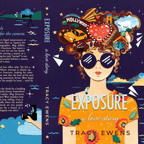 Tracy Ewens' latest Chick Lit book cover design