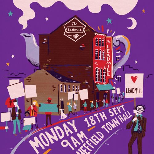 Sheffield's Leadmill venue poster artwork