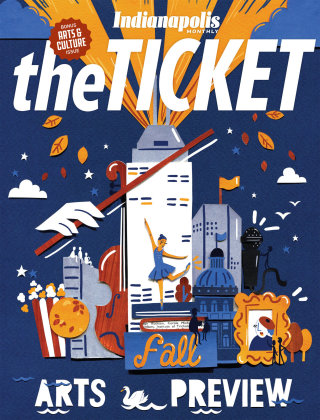 Front cover art for Ticket's Fall Culture issue