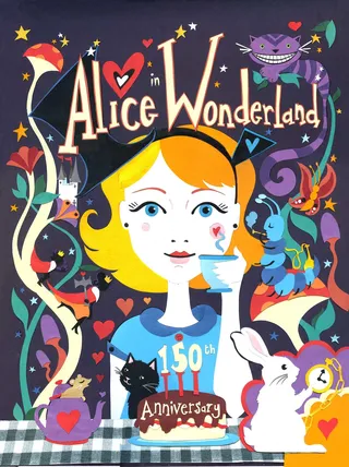 Alice in Wonderland illustration by Vicky Scott