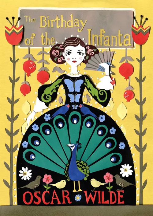 self-initiated painting depicting Oscar Wilde's lavish princess