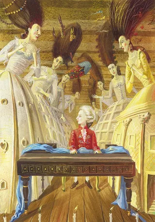 Mixed medium mozart for Grimm press
