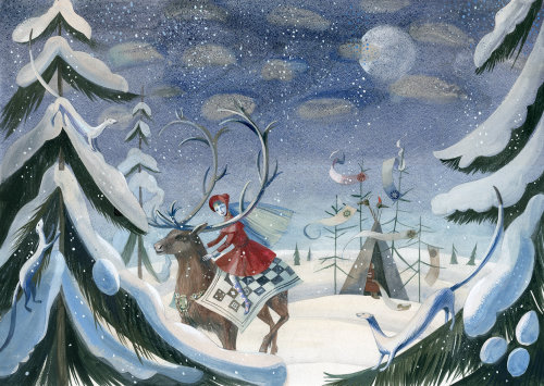 Acrylic artwork for the snow queen