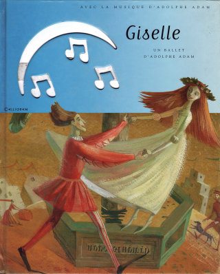 Diseño de portada de libro de Giselle. 