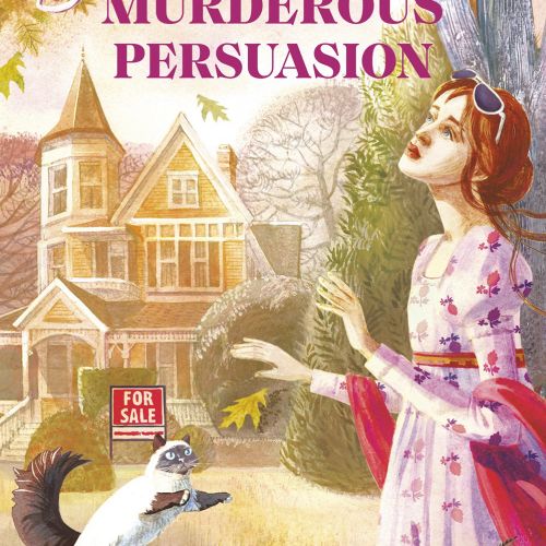 Book cover of A Murderous Persuasion by Katie Oliver by Victoria Fomina